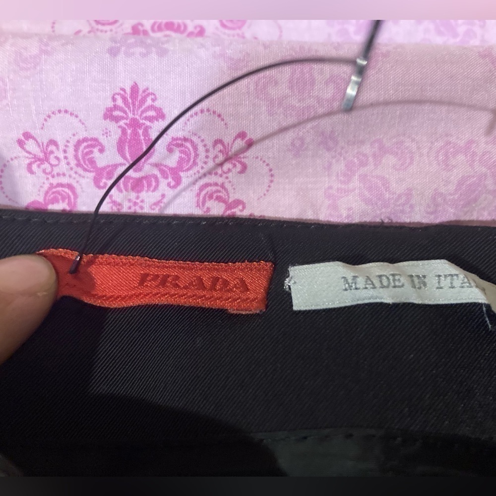 PRADA black pencil skirt size 8 - Picture 2 of 2